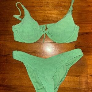 Green Women's Swimwear Set